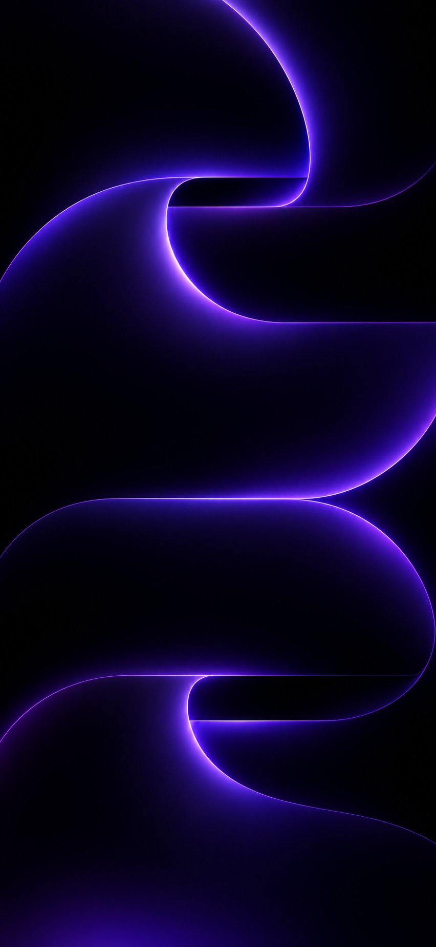 ITechnology Wallpaper 01 — Pure, ljubičaste linije na crnoj pozadini